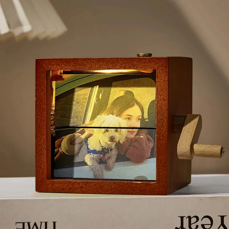 🔥Hot Sale 49% OFF -✨ Mechanical Hand-cranked Photo Album