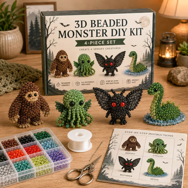 🔥Last Day 50% OFF🧵✨ Tiny 3D Beaded Animal DIY Kit