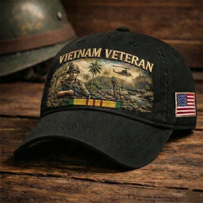 🏆Last Day Promo: 49% OFF 🎖️- Crafted by Hand Embroidery - Vietnam Veteran Commemorative Cap