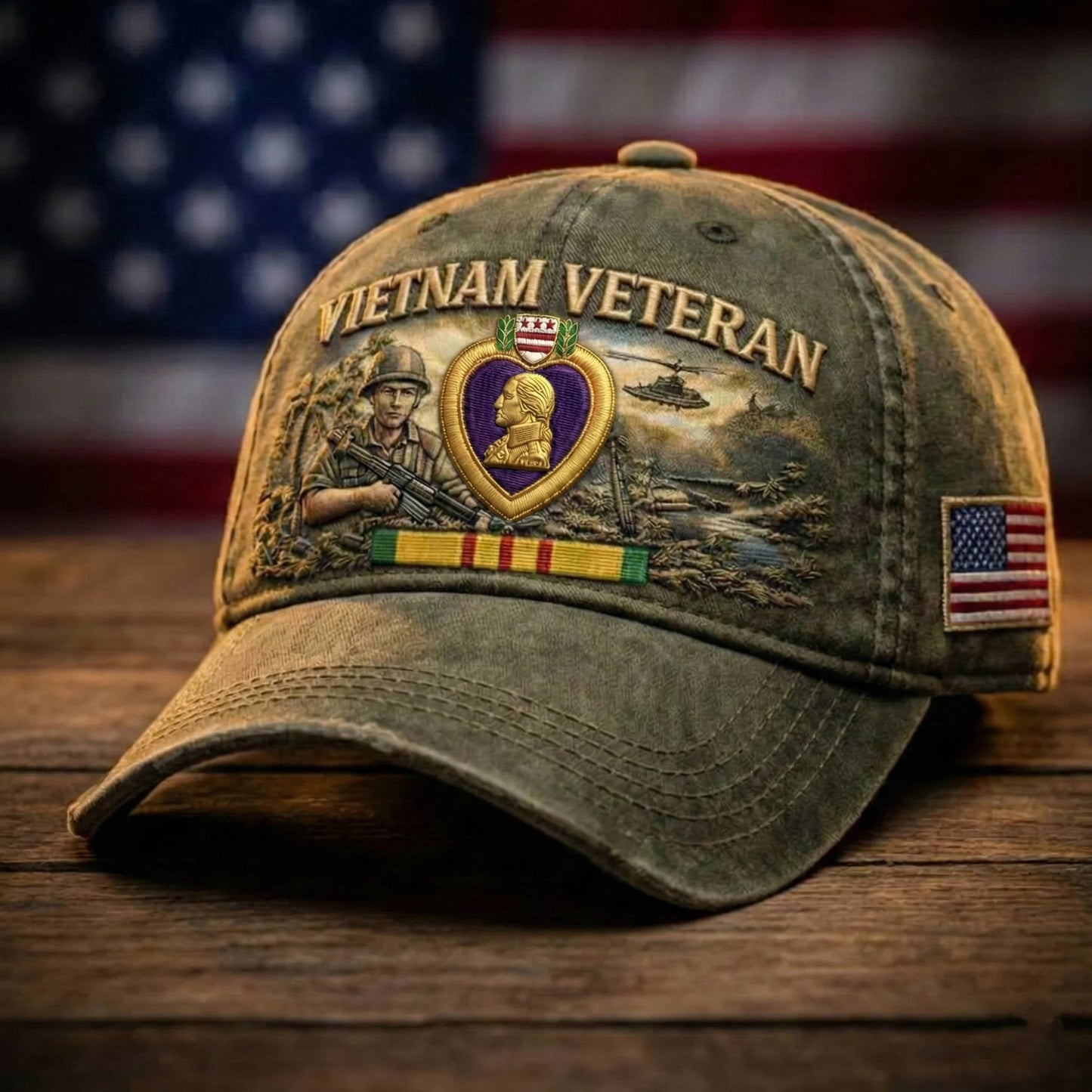 🏆Last Day Promo: 49% OFF 🎖️- Crafted by Hand Embroidery - Vietnam Veteran Commemorative Cap