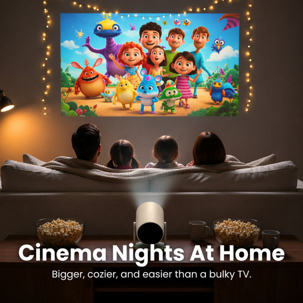 【🔥Last day: 43% discount】HY300 Pro Mini Portable Projector