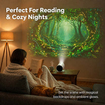 【🔥Last day: 43% discount】HY300 Pro Mini Portable Projector
