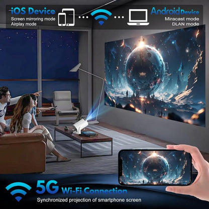 【🔥Last day: 43% discount】HY300 Pro Mini Portable Projector