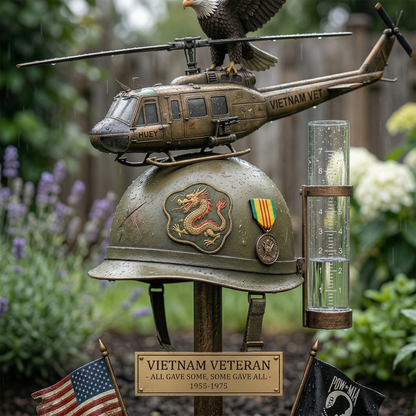🏆Last Day Promo: 49% OFF 🎖️- Vietnam Veteran Memorial Rain Gauge Garden Stake - ✈️Buy 2 Free Shipping Today!（副本）