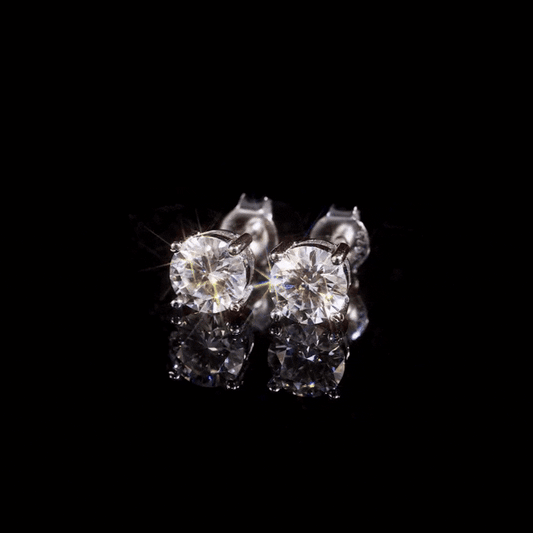 🔥2026 Hot Sale 70% OFF!🔥Classic 4-Prong Moissanite Earrings