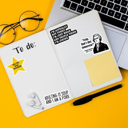 130 Pcs Funny Meme Stickers Set – Hilarious Saying & Cartoon Decals for Laptops, Water Bottles & Gifts | Hot Seller for Humor Lovers