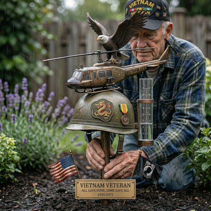🏆Last Day Promo: 49% OFF 🎖️- Vietnam Veteran Memorial Rain Gauge Garden Stake - ✈️Buy 2 Free Shipping Today!（副本）