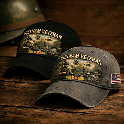 🏆Last Day Promo: 49% OFF 🎖️- Crafted by Hand Embroidery - Vietnam Veteran Commemorative Cap