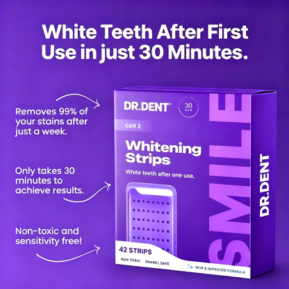 Purple Instant Teeth Whitening Strips