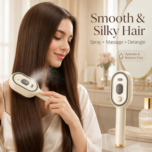 ⏳Limited-time 50% OFF💥Electric Mist-Spraying Massage Cushion Brush