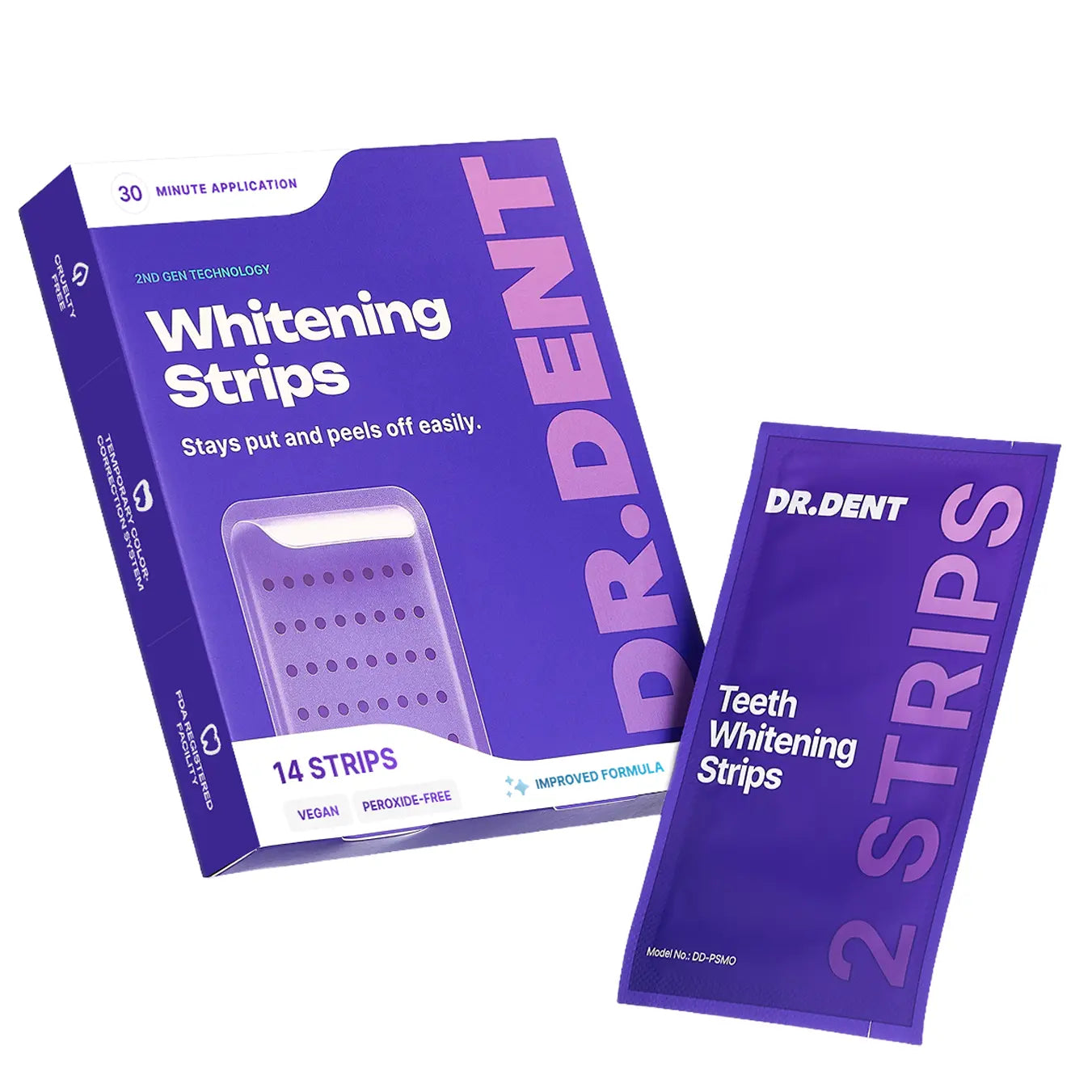 Purple Instant Teeth Whitening Strips