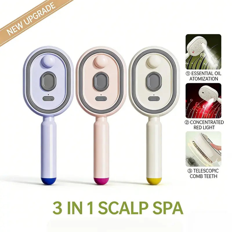 ⏳Limited-time 50% OFF💥Electric Mist-Spraying Massage Cushion Brush