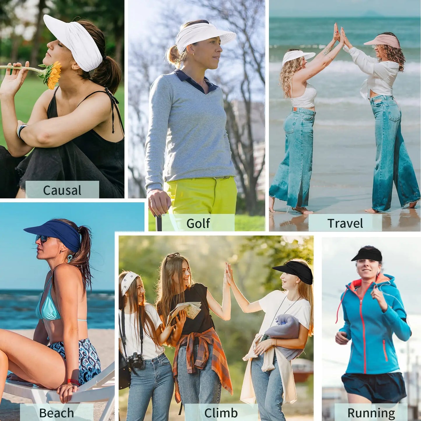 🔥HOT SALE 49% OFF👒Women's UPF 50+ UV Protection Sun Visor Hat