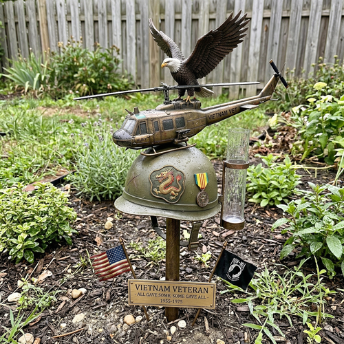 🏆Last Day Promo: 49% OFF 🎖️- Vietnam Veteran Memorial Rain Gauge Garden Stake - ✈️Buy 2 Free Shipping Today!（副本）
