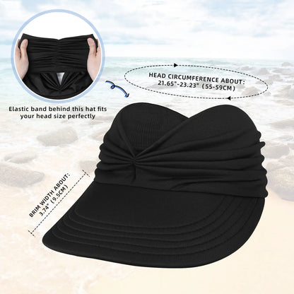 🔥HOT SALE 49% OFF👒Women's UPF 50+ UV Protection Sun Visor Hat
