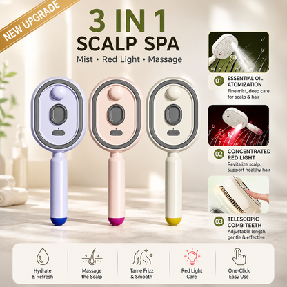 ⏳Limited-time 50% OFF💥Electric Mist-Spraying Massage Cushion Brush