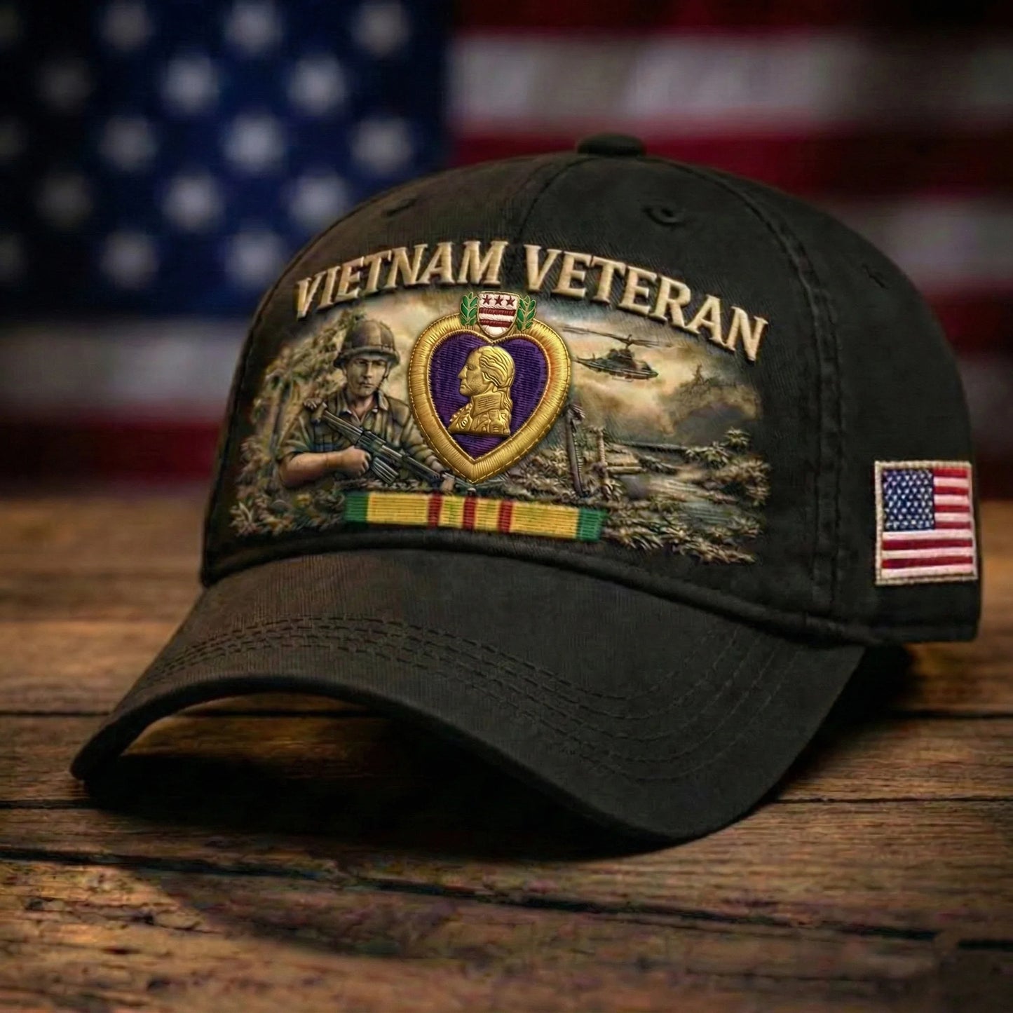 🏆Last Day Promo: 49% OFF 🎖️- Crafted by Hand Embroidery - Vietnam Veteran Commemorative Cap