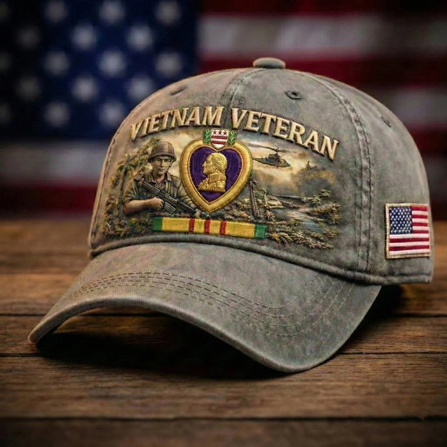 🏆Last Day Promo: 49% OFF 🎖️- Crafted by Hand Embroidery - Vietnam Veteran Commemorative Cap
