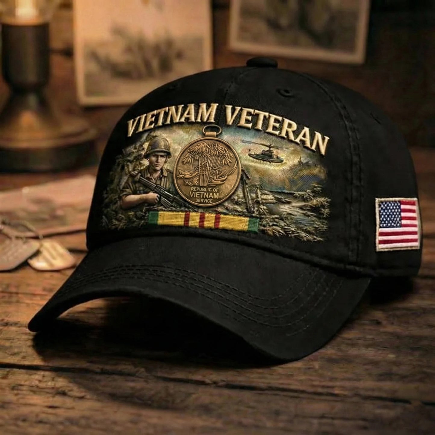🏆Last Day Promo: 49% OFF 🎖️- Crafted by Hand Embroidery - Vietnam Veteran Commemorative Cap