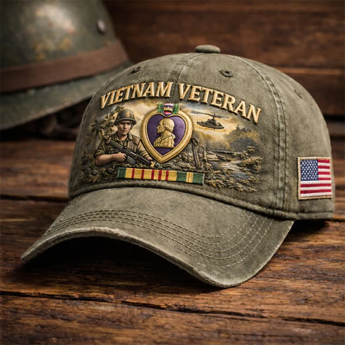 ✨Vietnam Veteran Commemorative Cap(✝️Keep Their Memory Alive)