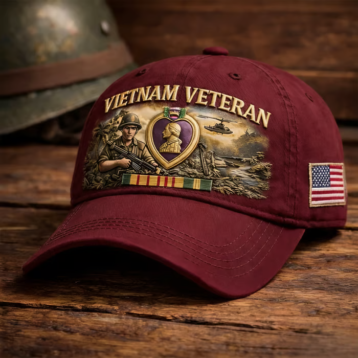 ✨Vietnam Veteran Commemorative Cap(✝️Keep Their Memory Alive)