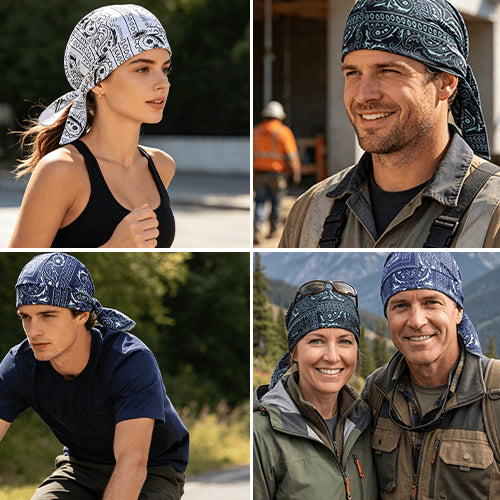 🧢 LIMITED-TIME 🔥🔥Buy 3 Get 2 Free! ✨ Elastic Cycling , Sports Cap 🚴‍♂️