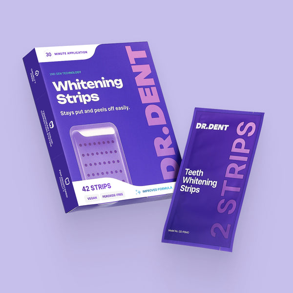 Purple Instant Teeth Whitening Strips