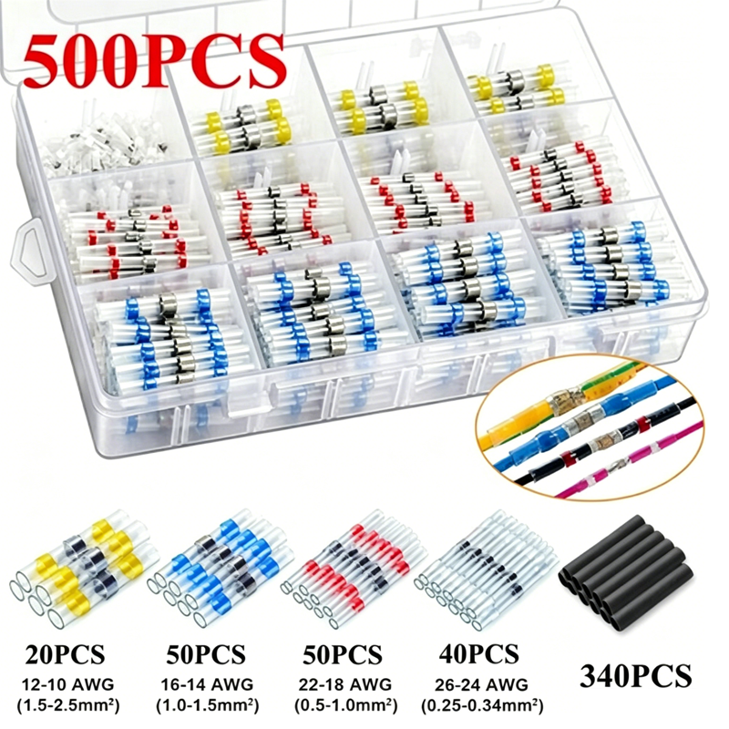 📢📢50% OFF !! ⏰SolderRod  Waterproof Solder Wire Connector Kit – IP67 Rated, No Tools Needed & Ready in Seconds