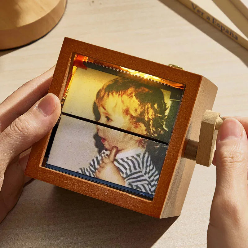 🔥Hot Sale 49% OFF -✨ Mechanical Hand-cranked Photo Album