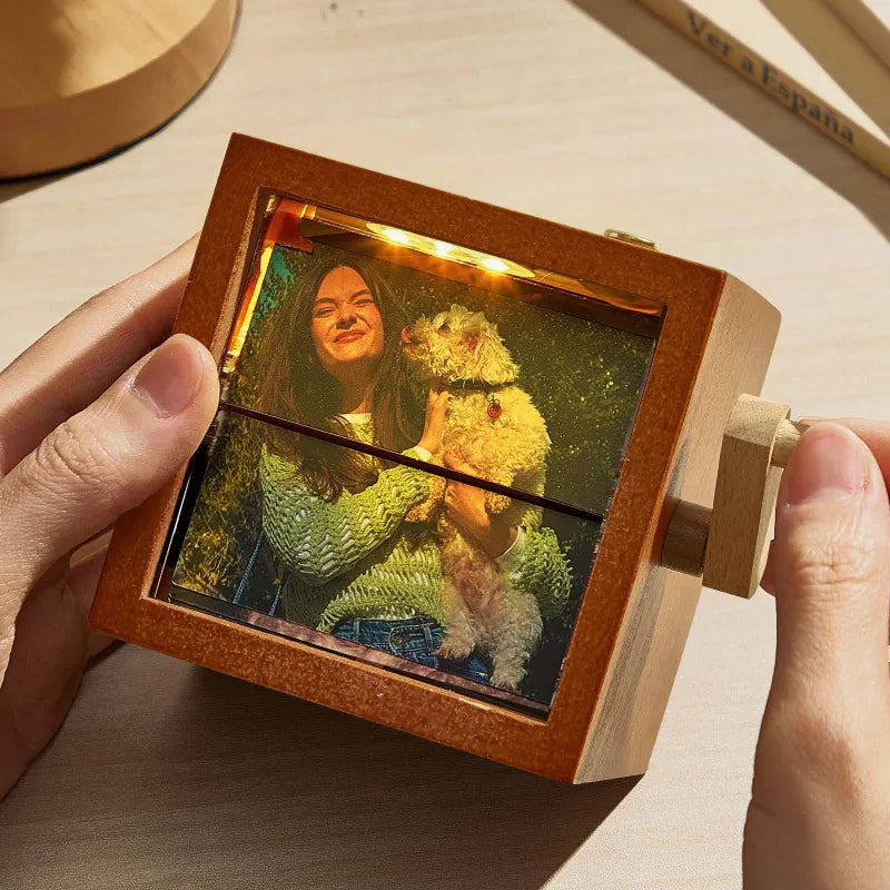 🔥Hot Sale 49% OFF -✨ Mechanical Hand-cranked Photo Album