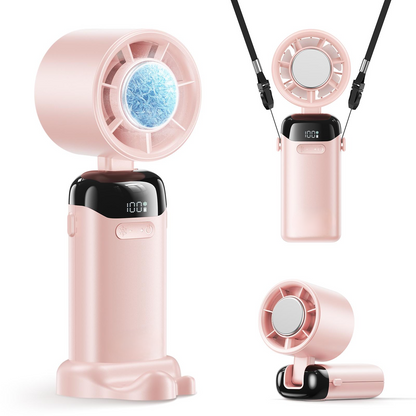🔥Summer Favorites 💥Upgraded  4-in-1 portable refrigeration handheld turbo fan with 200 speed settings!