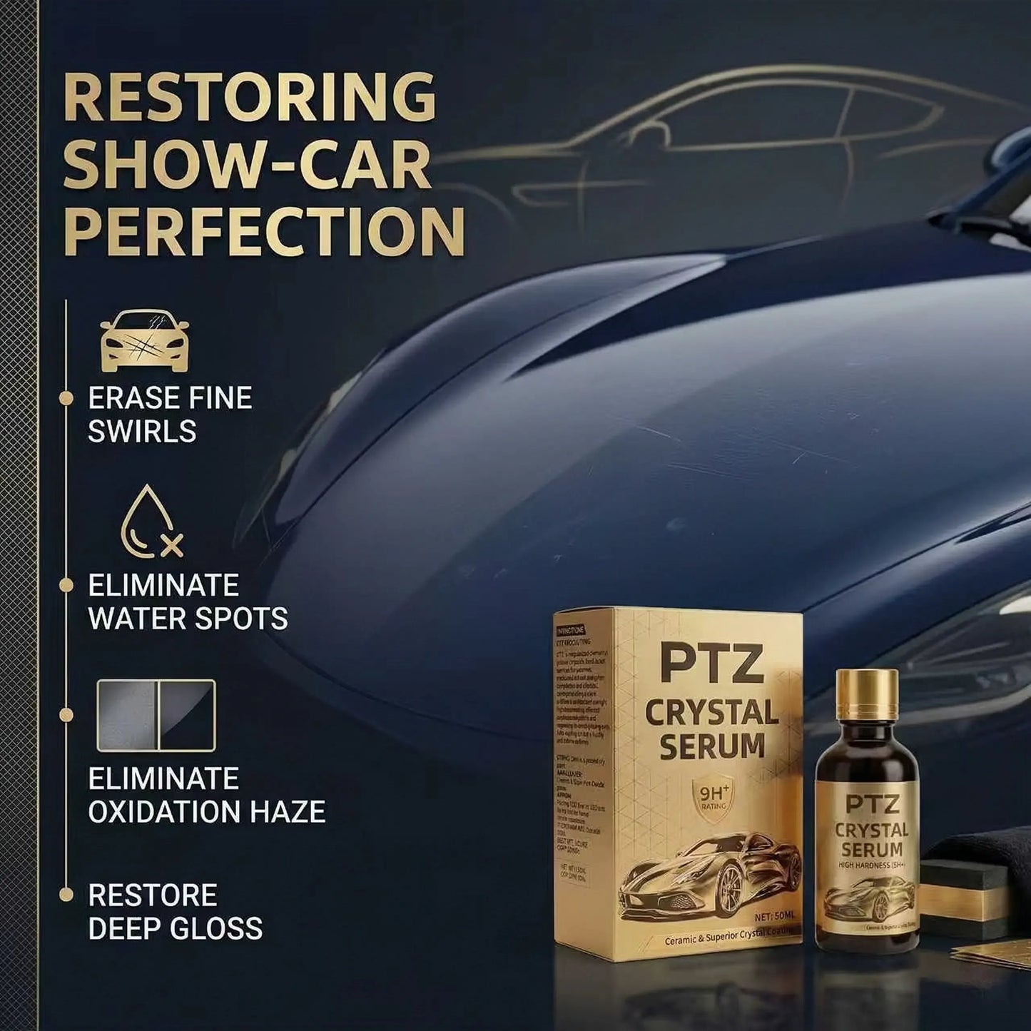 🔥Hot Sales 49% OFF🚗Graphene Ceramic Coating for Cars – 9H Hardness, 10+ Years Protection, Hydrophobic & Scratch Resistant✨