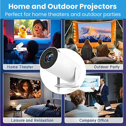 【🔥Last day: 43% discount】HY300 Pro Mini Portable Projector