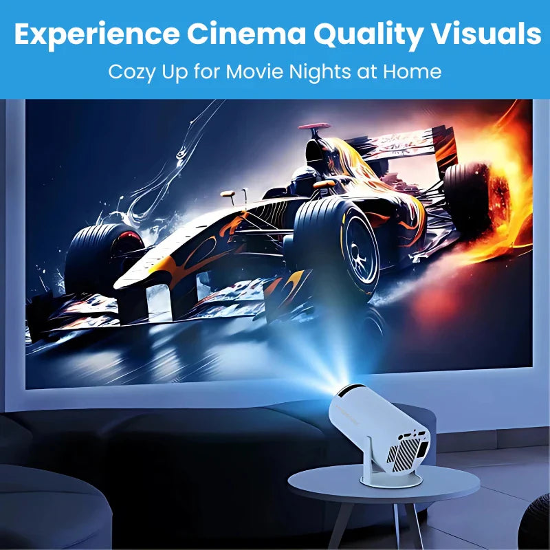 【🔥Last day: 43% discount】HY300 Pro Mini Portable Projector