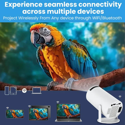 【🔥Last day: 43% discount】HY300 Pro Mini Portable Projector