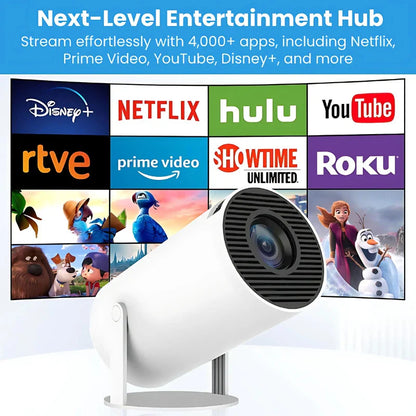 【🔥Last day: 43% discount】HY300 Pro Mini Portable Projector