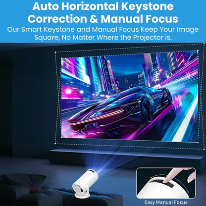 【🔥Last day: 43% discount】HY300 Pro Mini Portable Projector