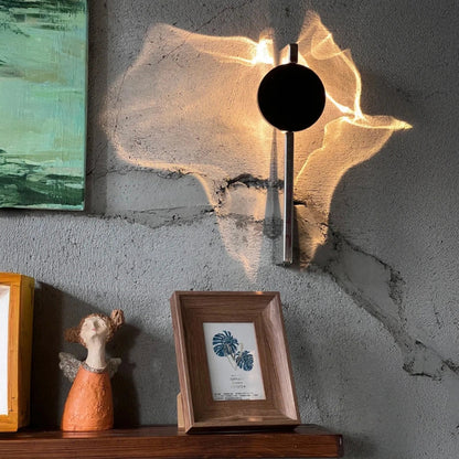 Golden Rippal Wall Light