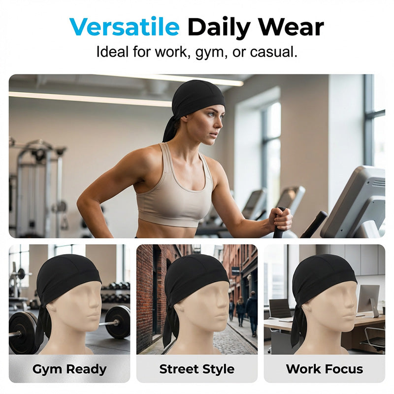 🧢 LIMITED-TIME 🔥🔥Buy 3 Get 2 Free! ✨ Elastic Cycling , Sports Cap 🚴‍♂️